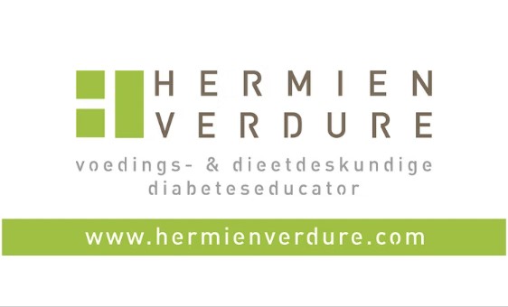 Kaart met logo en website