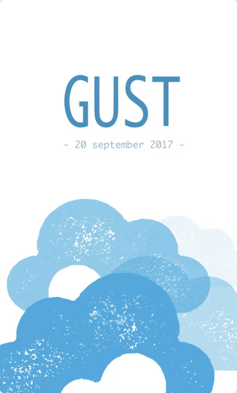 Geboortekaartje Gust
