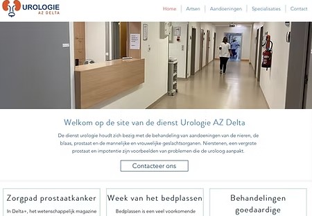Website Urologie Roeselare