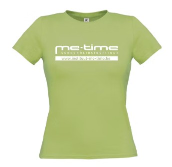 Groen T-shirt met me-time-logo